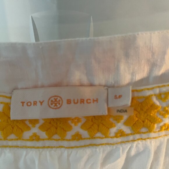 Tory Burch Yellow and White Dress - Picture 3 of 4